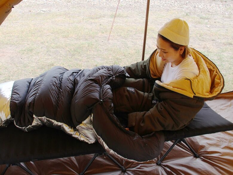 防寒対策に本気を出すなら着る寝袋（シュラフ）がおすすめ！焚火に強いDODの「ジャケシュラ2」か布団のようなgrn outdoorの「OFF