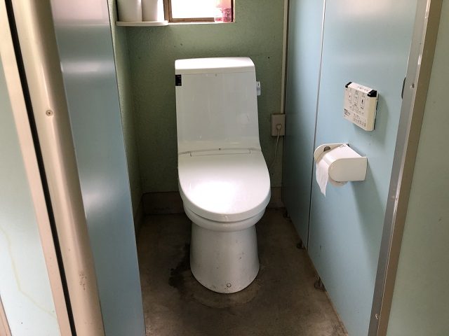 グリーンサイト付近のトイレ大便器