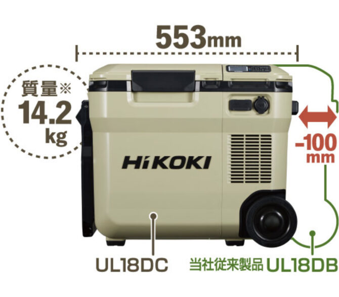 店頭お渡し限定】(25-11-27)HiKOKI コードレス冷温庫 コンパクトタイプ 