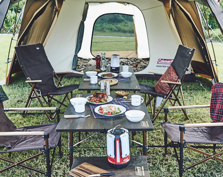 コールマンのバタフライテーブルがおしゃれ！口コミが高評価ばかりの