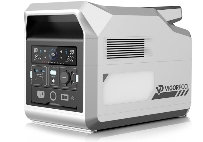 VIGORPOOL（ヴィゴプール）のポータブル電源Captain1200をレビュー 