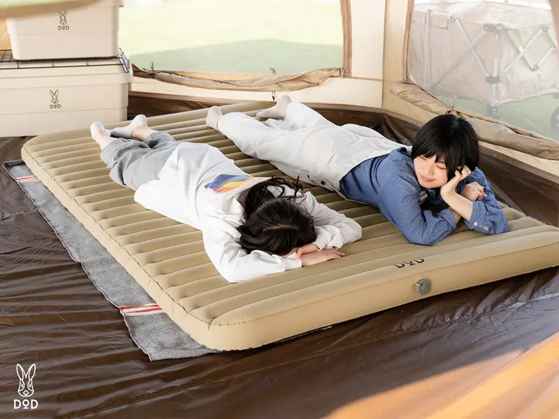 DODのソトネノキワミエアーは収納サイズが小さいエアマット