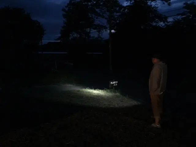 夜間ヘッドライト