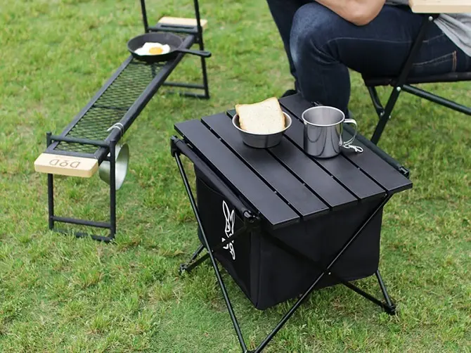 ソロキャンプのゴミ箱にはDODのステルスXミニがいい！おしゃれキャンプ 