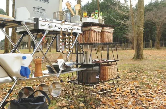 チェックポイント冬キャンプの様子